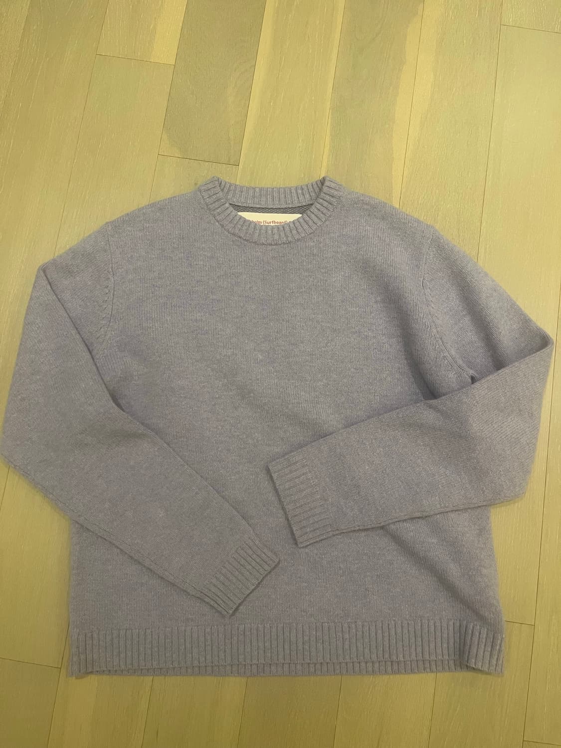 스톡홀름 서프보드 클럽 니트 스웨터 라벤더 상품이미지4