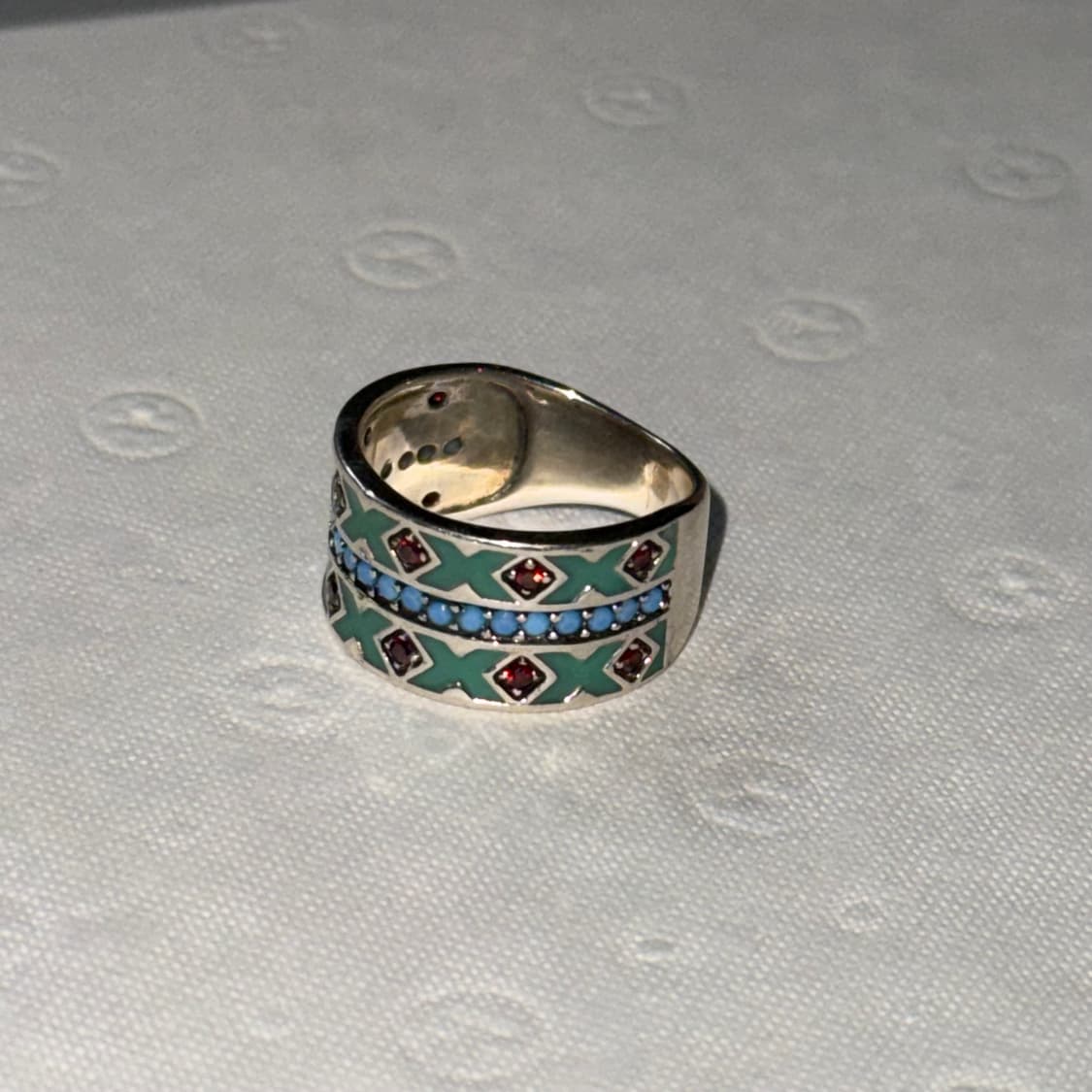 Silver turkey stone ring 실버925 터키석 상품이미지4