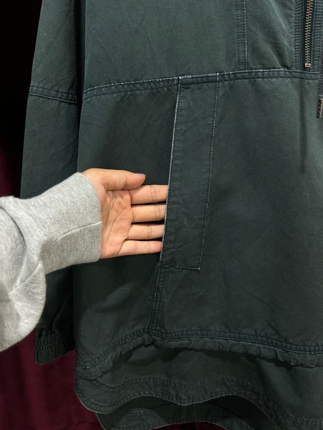ZUCCA pigment anorak - JAPAN MADE 상품이미지4