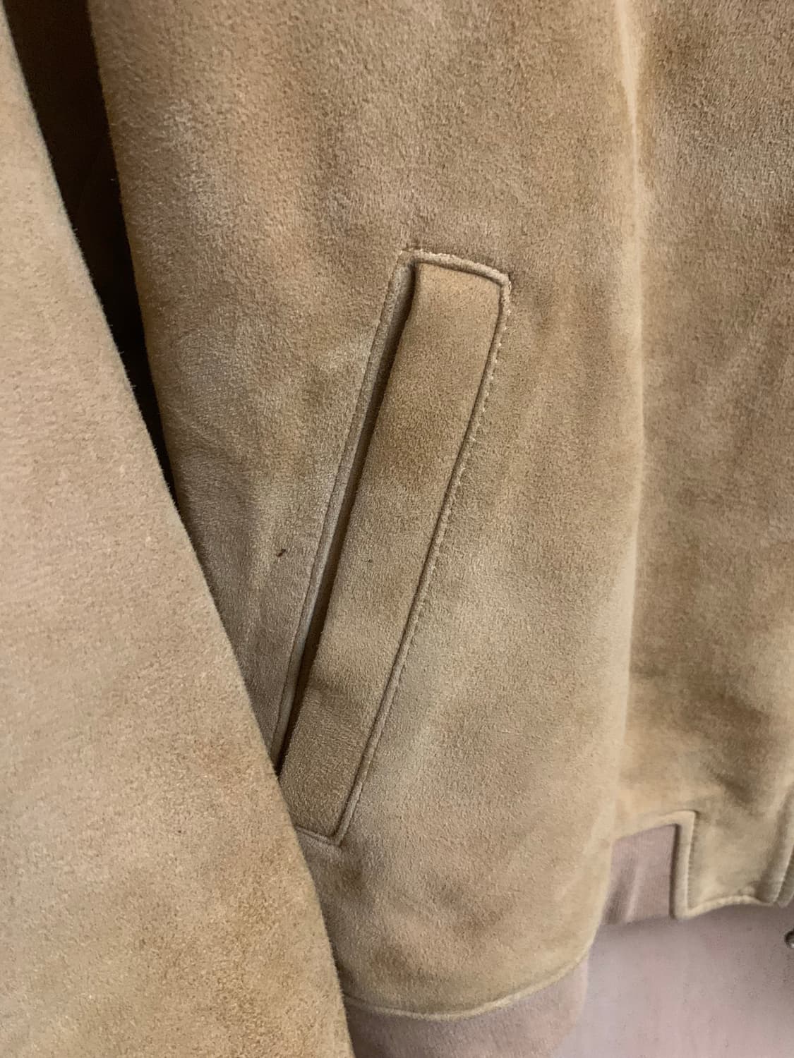 3 ) niuhans 뉘앙스 스웨이드 자켓 봄버 상품이미지4