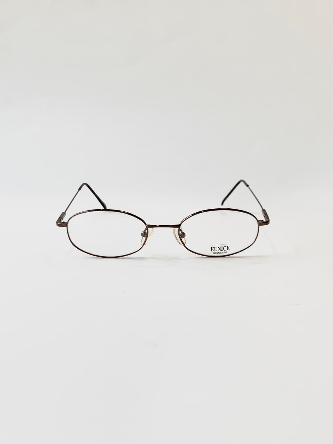 [픽키-663] 브라운 오벌 메탈 안경 얇은 슬림 메탈  상품이미지2