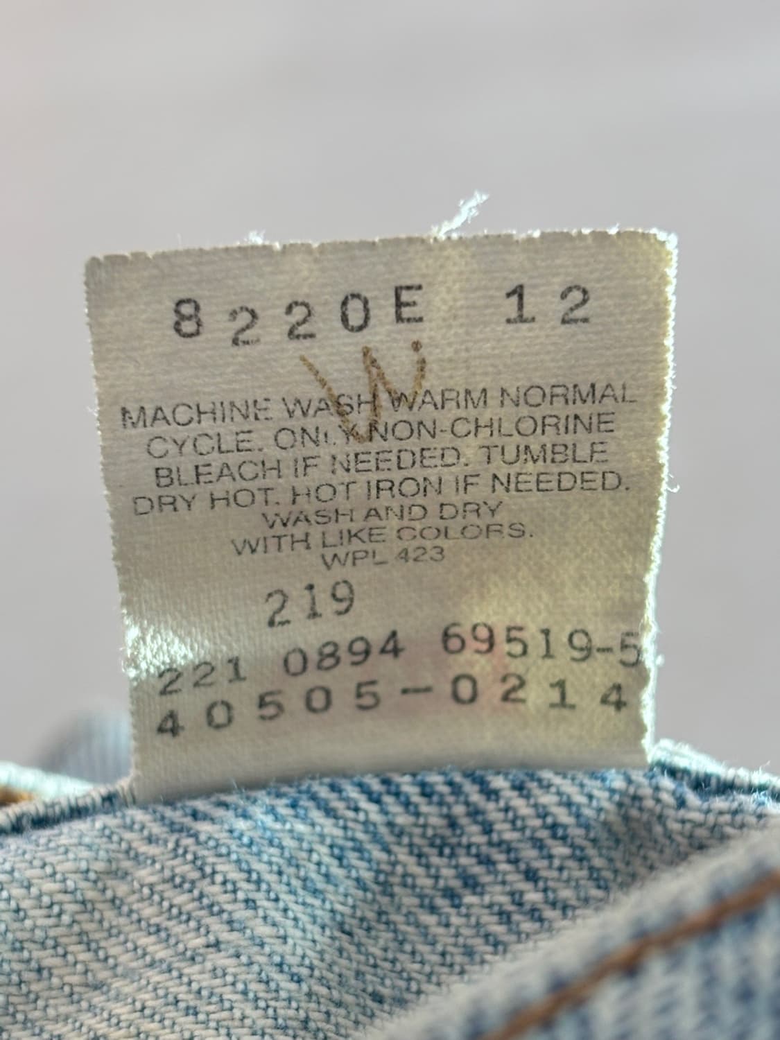 Vintage Levis 505 Denim Pants 상품이미지8