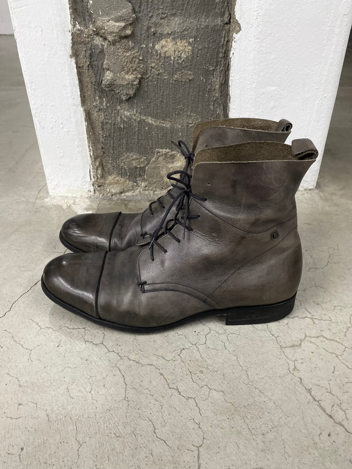 저스트 카발리 레더 레이스업 부츠 상품이미지4