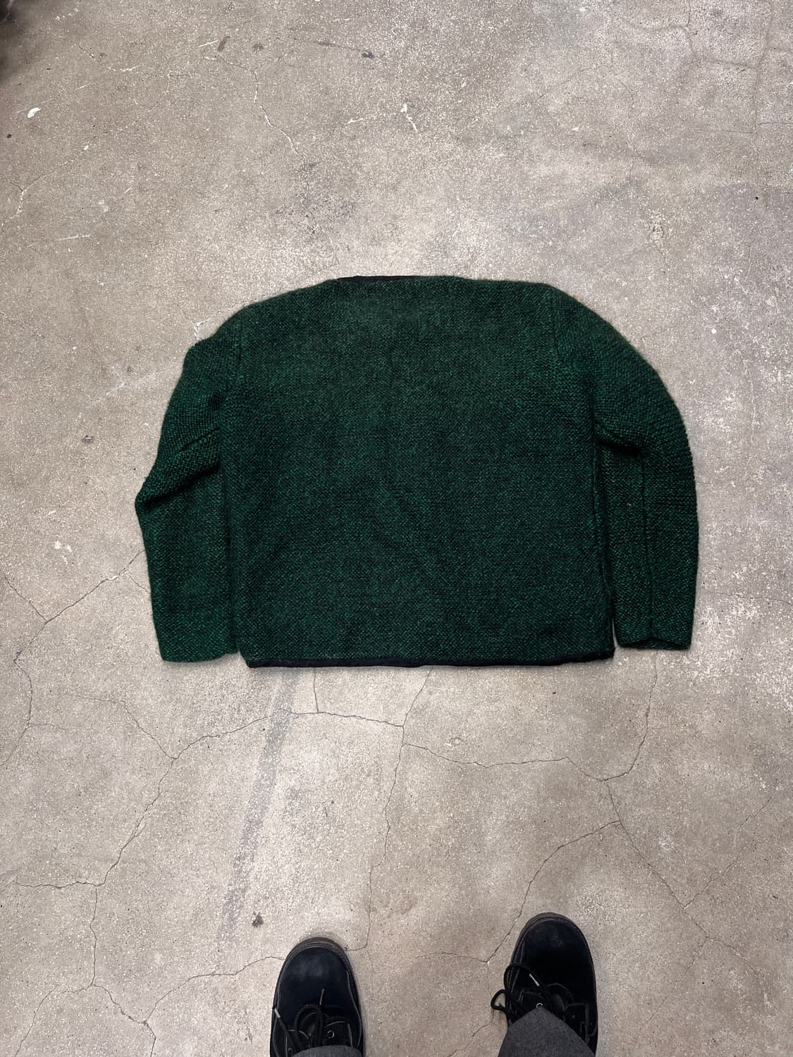 빈티지 헤비울 니트 가디건  상품이미지5