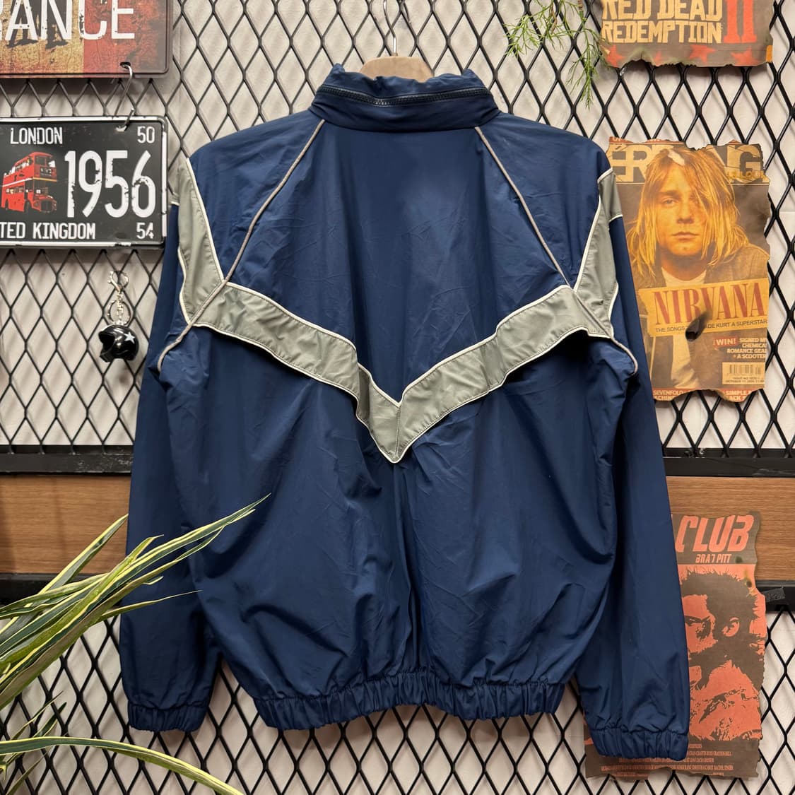 04s USAF 미공군 에어포스 바람막이 리플렉티브 포인트 네이비 상품이미지2