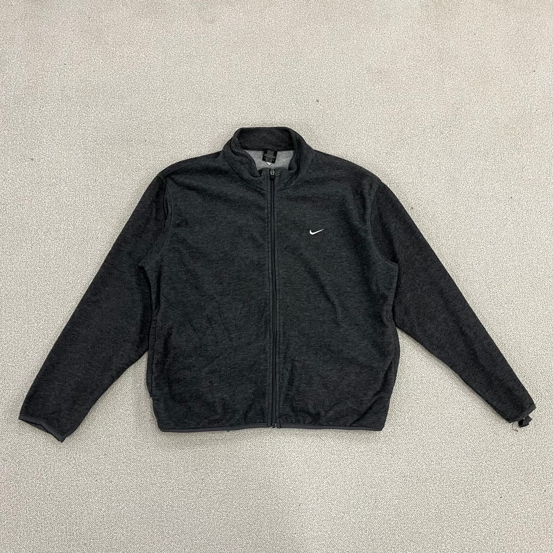 [L] 나이키 스우시 그레이 플리스 집업 자켓 0120M1 상품이미지1