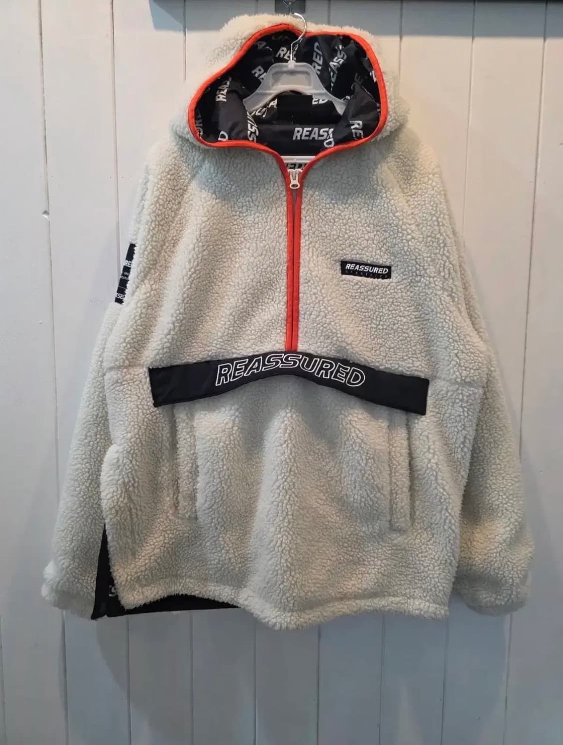 양털 뽀글이 후드 반집업 상품이미지1