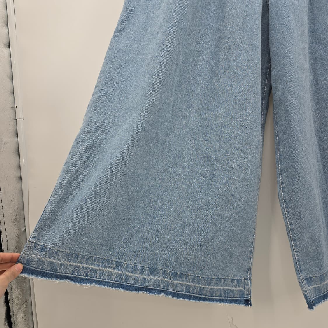 슈퍼 와이드 숏팬츠  데님 청바지 XL 상품이미지2