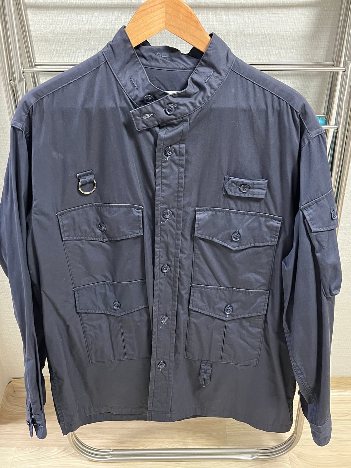 엔지니어드가먼츠 피싱오버셔츠 M 네이비 상품이미지6