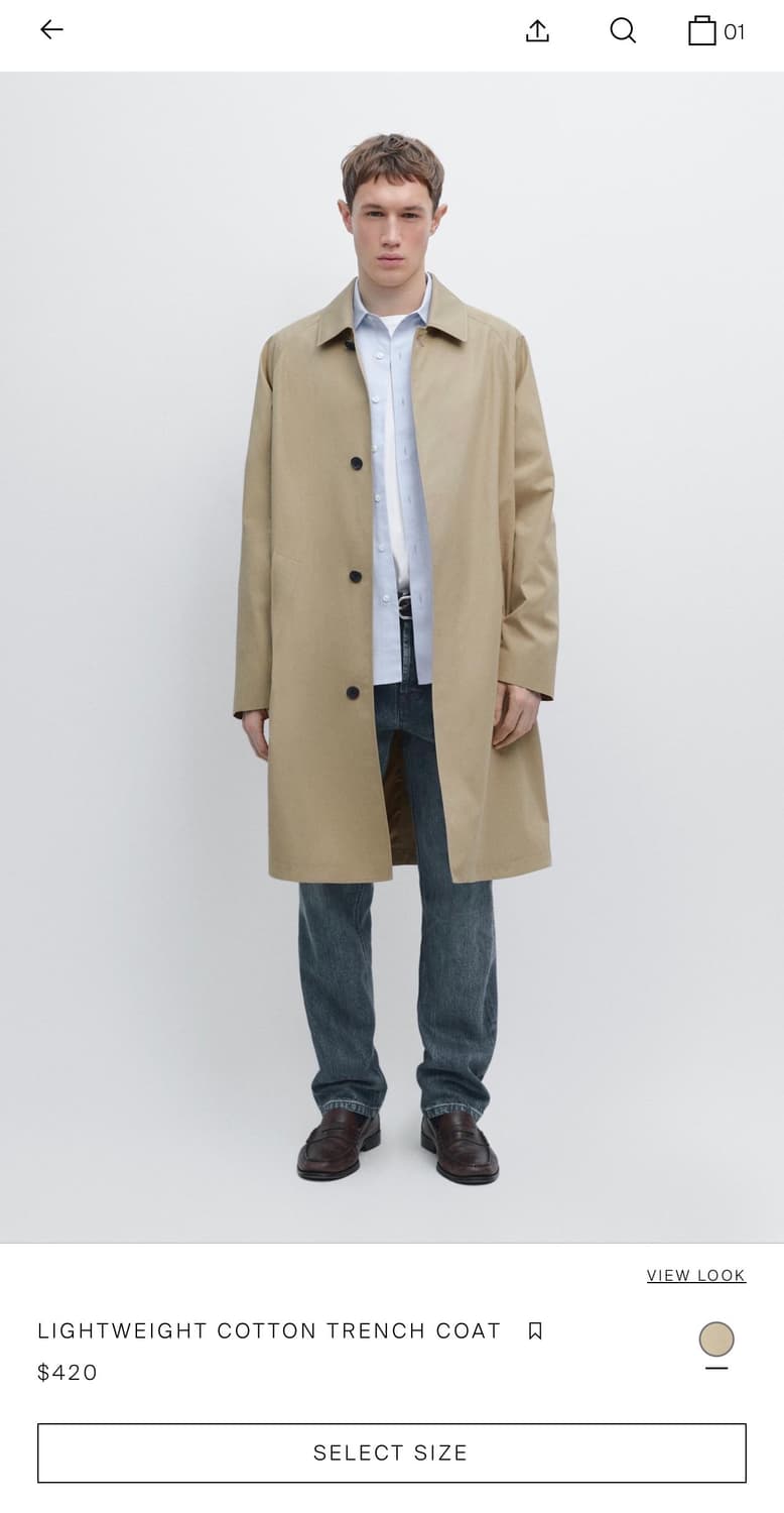 [새상품] 마시모두띠 맥코트 네이비 (정가 30만 원대 -> 택포 12) 상품이미지9