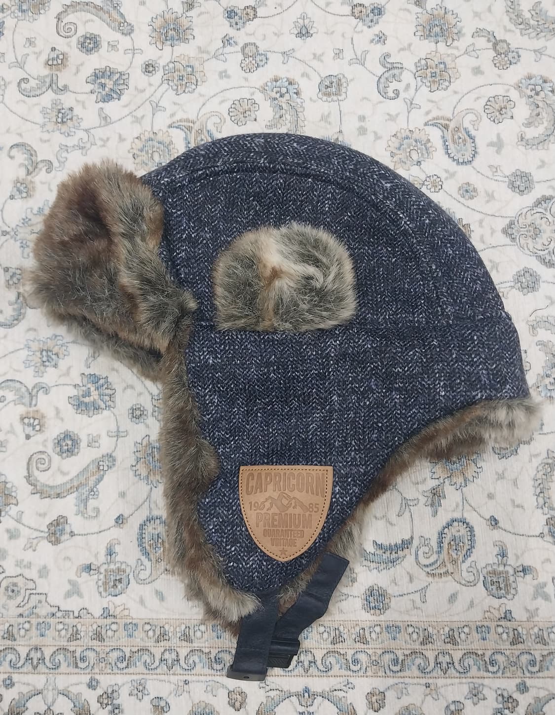 청림사 그레이 퍼 귀달이 모자 방한모 상품이미지2