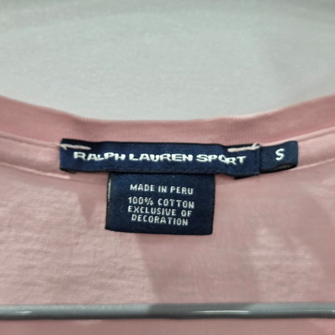 폴로랄프로렌 우먼 브이넥 티셔츠 S 상품이미지3