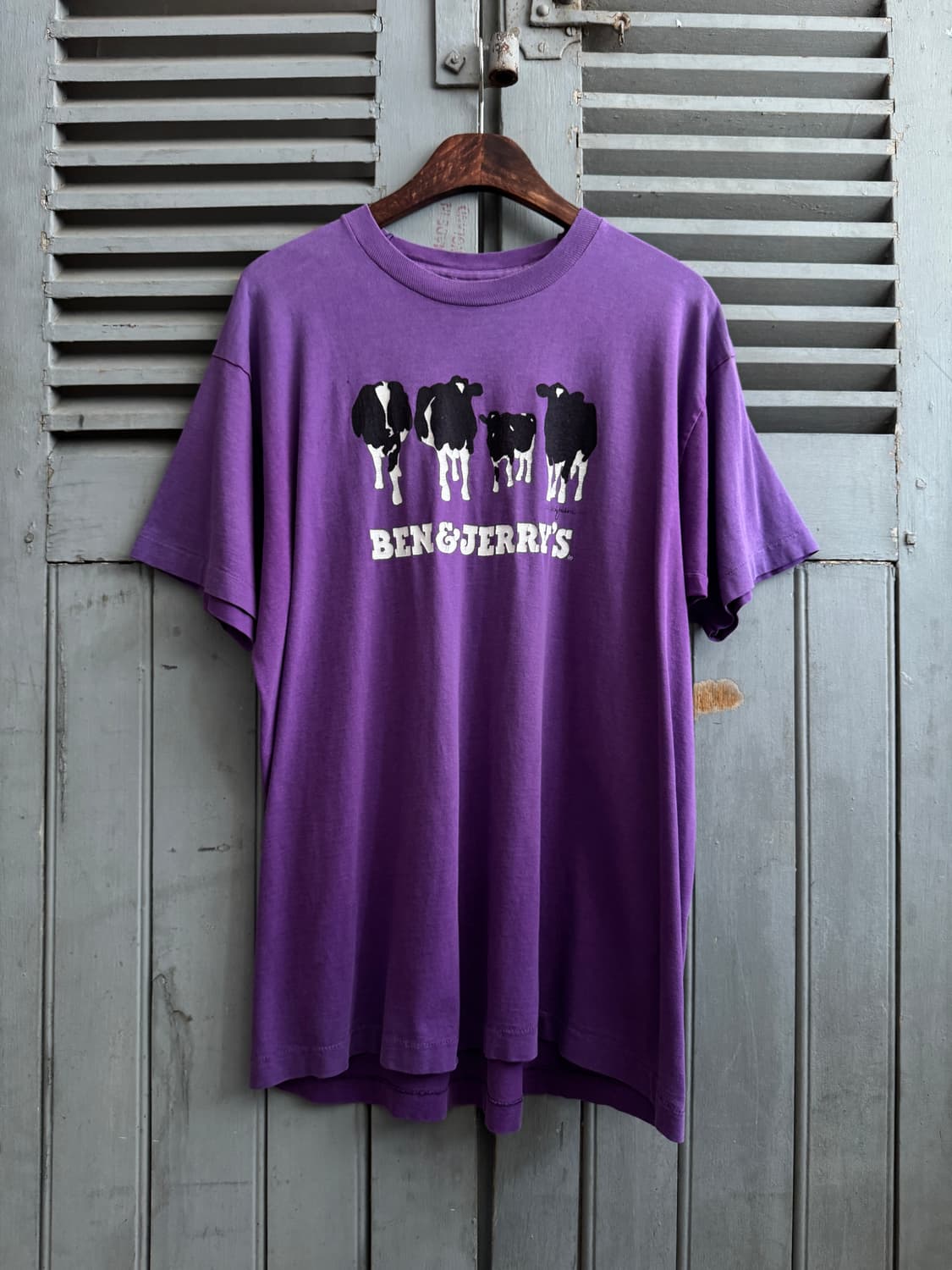 [XL]90's 벤앤제리스 USA 프로모 워싱 티셔츠 상품이미지2