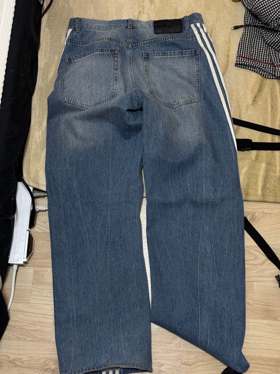 아디다스 아딜레늄3 루즈 핏 데님팬츠 32 상품이미지2