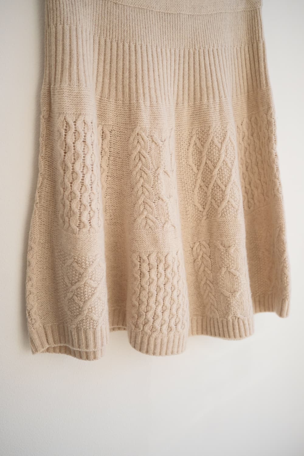 Cable knit skirt 상품이미지7