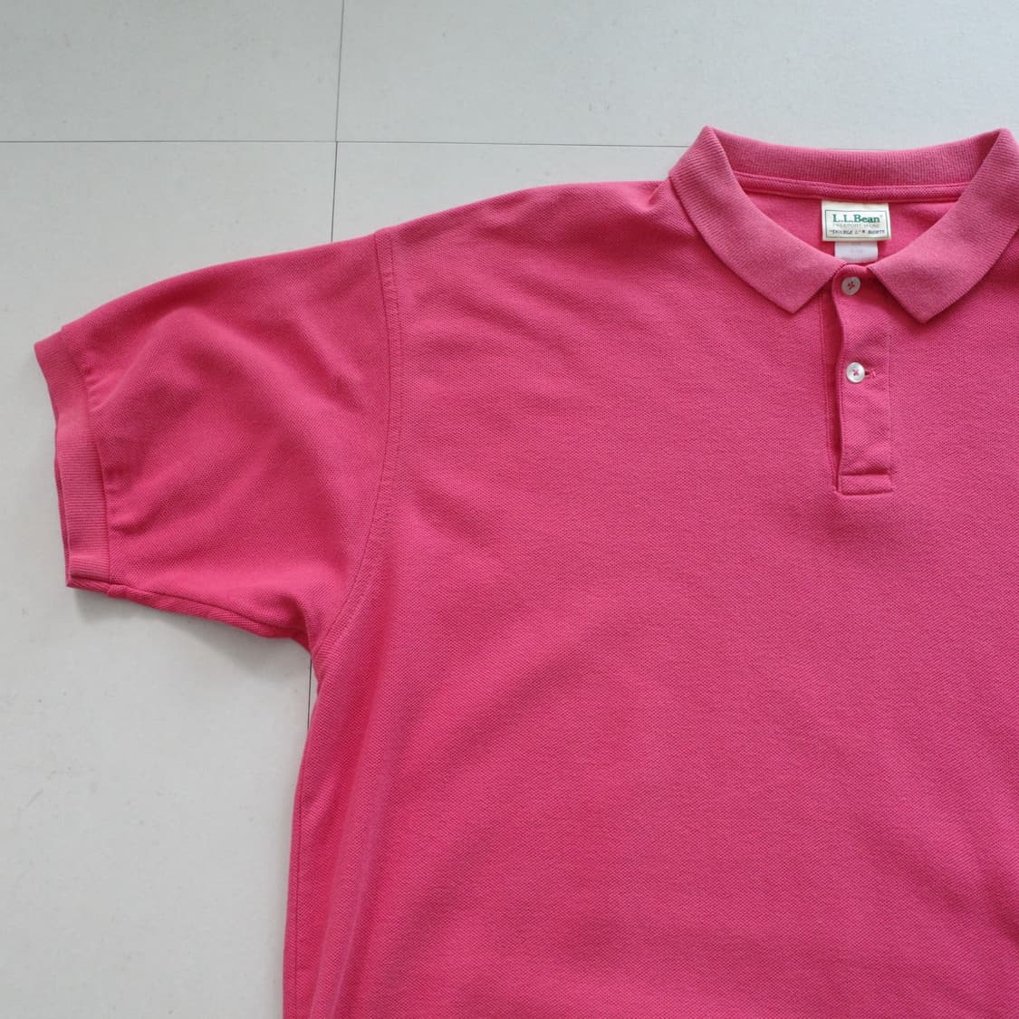 엘엘빈 90s made in usa 더블L 피케 카라티 XL 상품이미지2