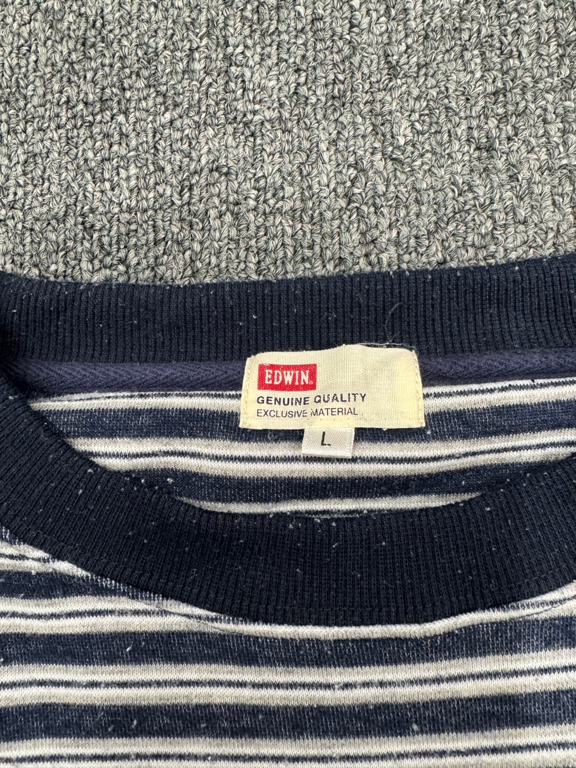 L)에드윈 빈티지 스트라이프 롱슬리브 상품이미지6