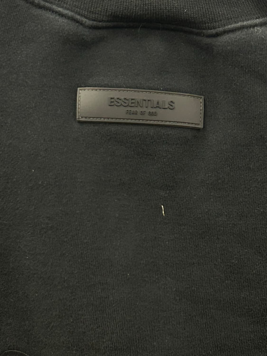 에센셜 피오갓 블랙 기모 맨투맨 상품이미지5