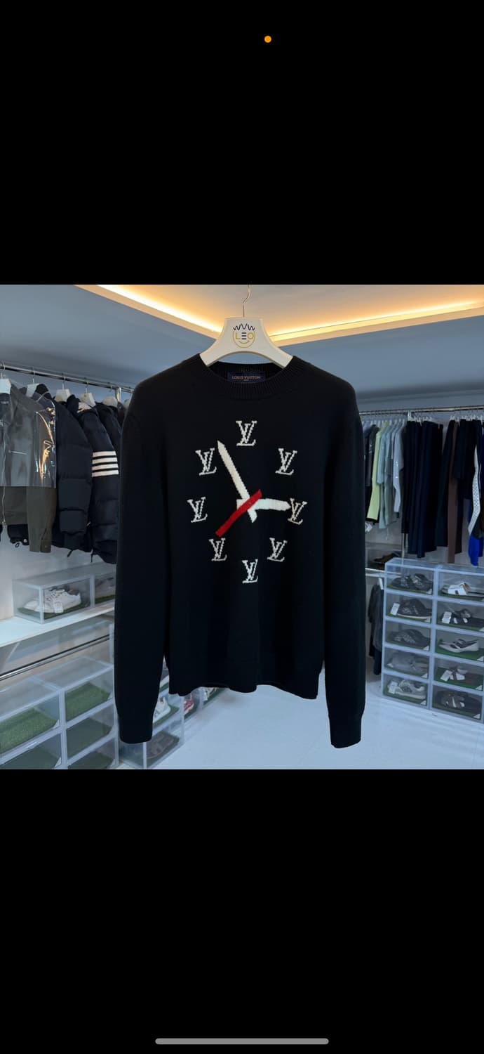 [리오브전포점] 루이비통 인타르시아 LV 클락 니트 상품이미지1