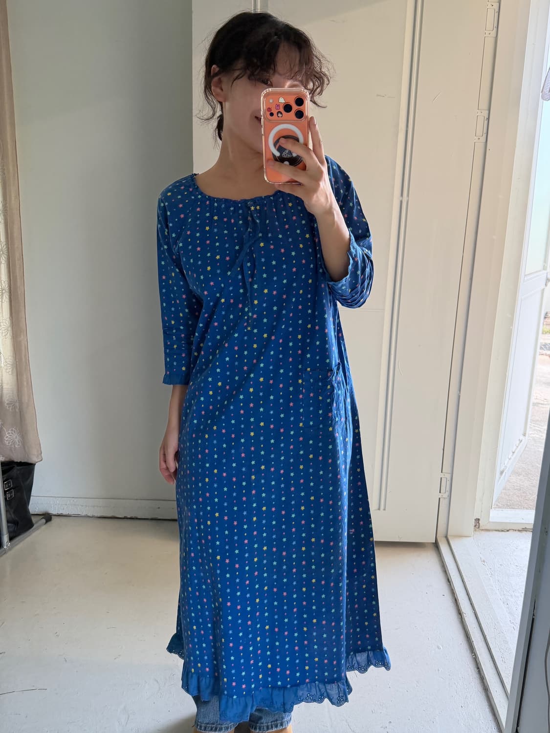 일본빈티지 모리 키치 별 원피스 상품이미지1