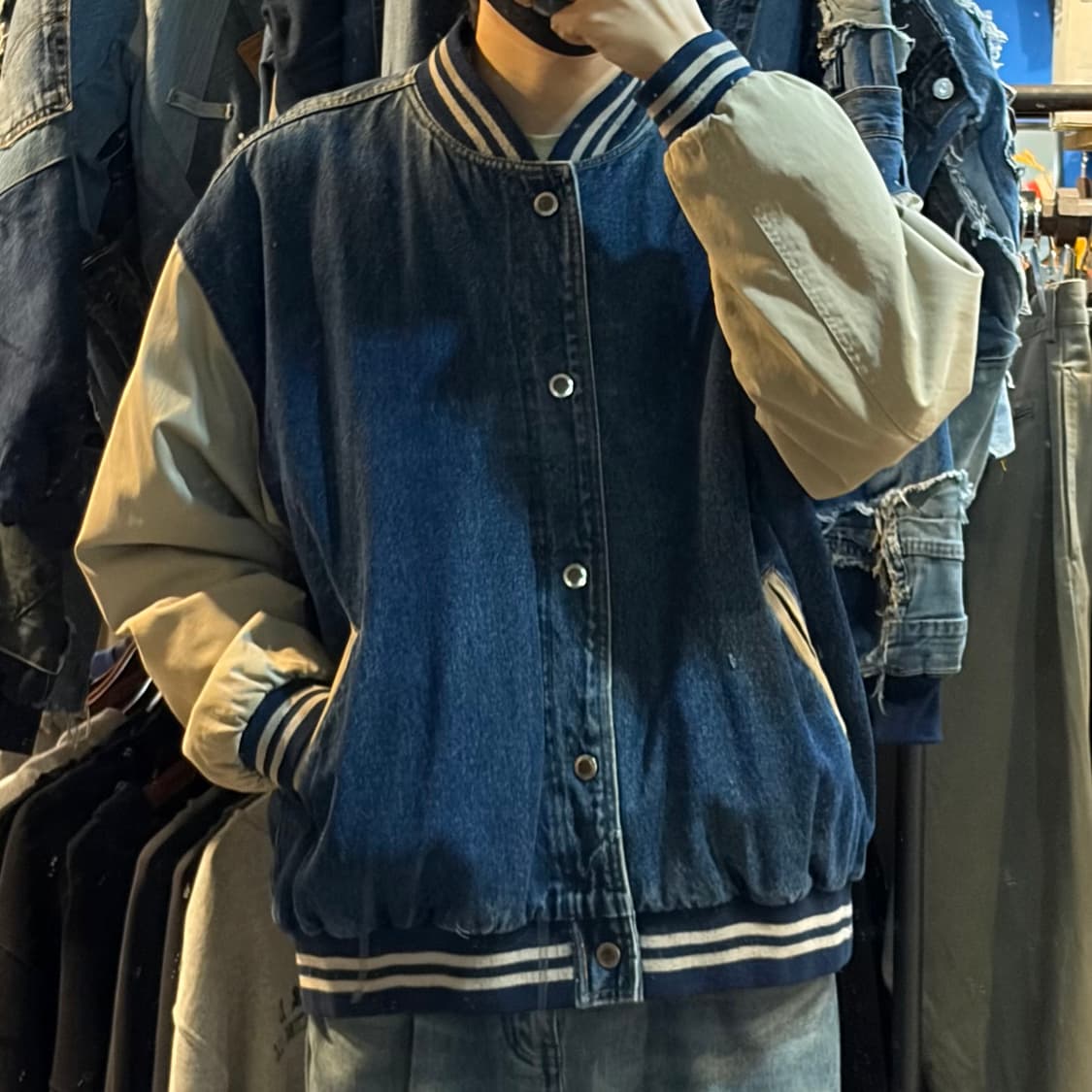 [NO.9] VTG 데님 바시티 자켓 상품이미지3
