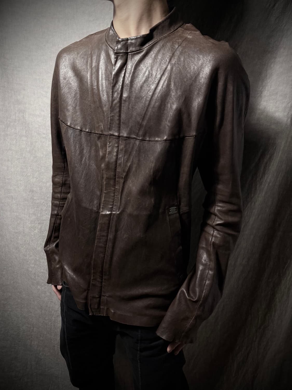 Isaac Sellam Back Spine Leather Jacket 상품이미지4