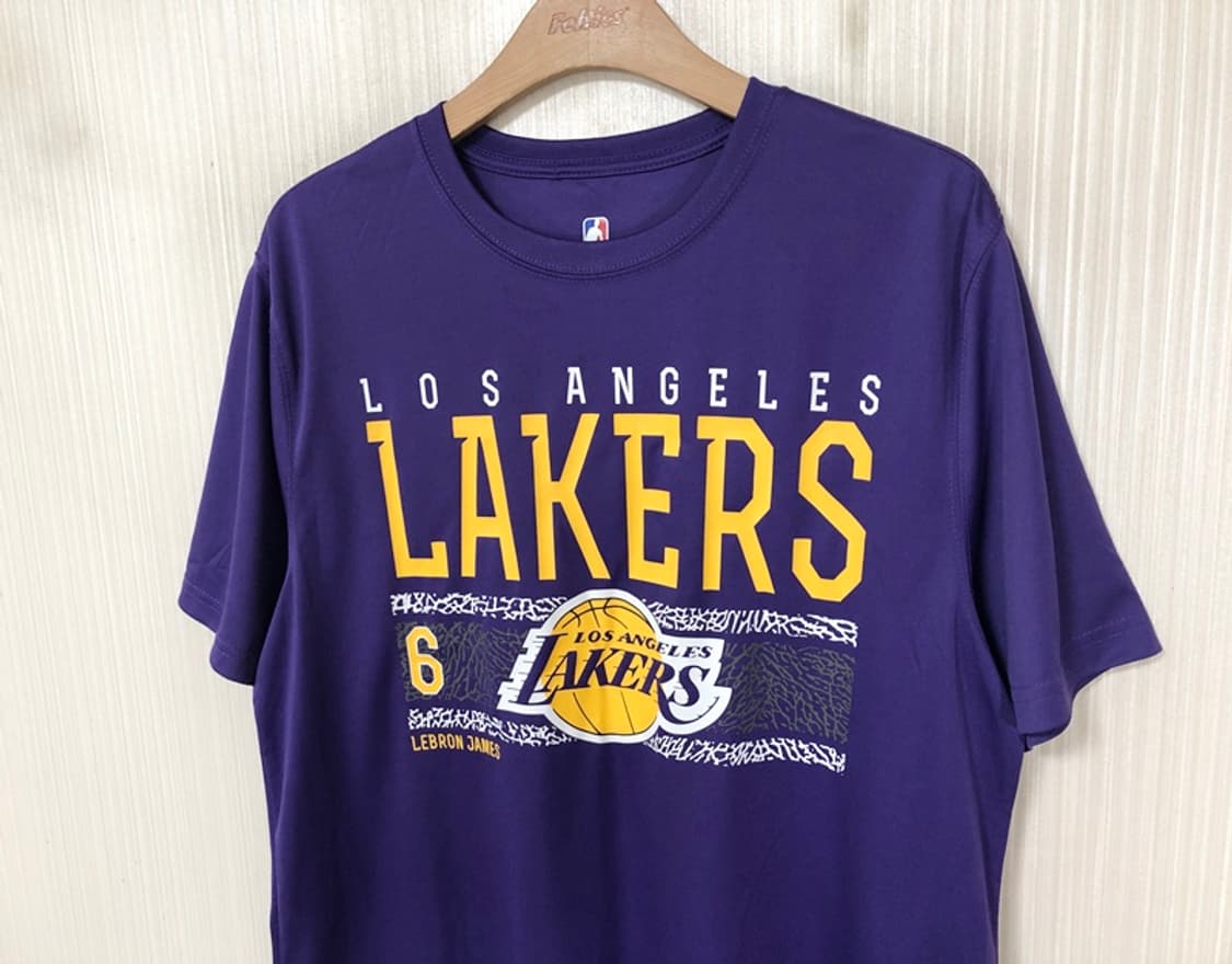 NBA LA레이커스 플레이어티셔츠 L #6 르브론제임스 상품이미지6
