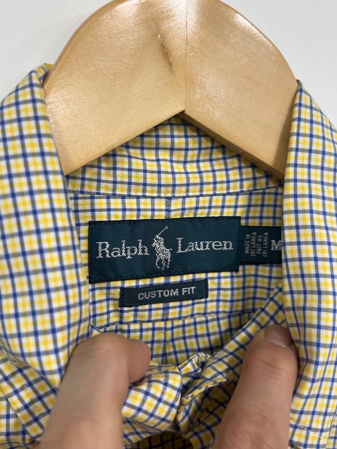 폴로 랄프로렌 커스텀핏 오버핏 체크 셔츠 상품이미지4