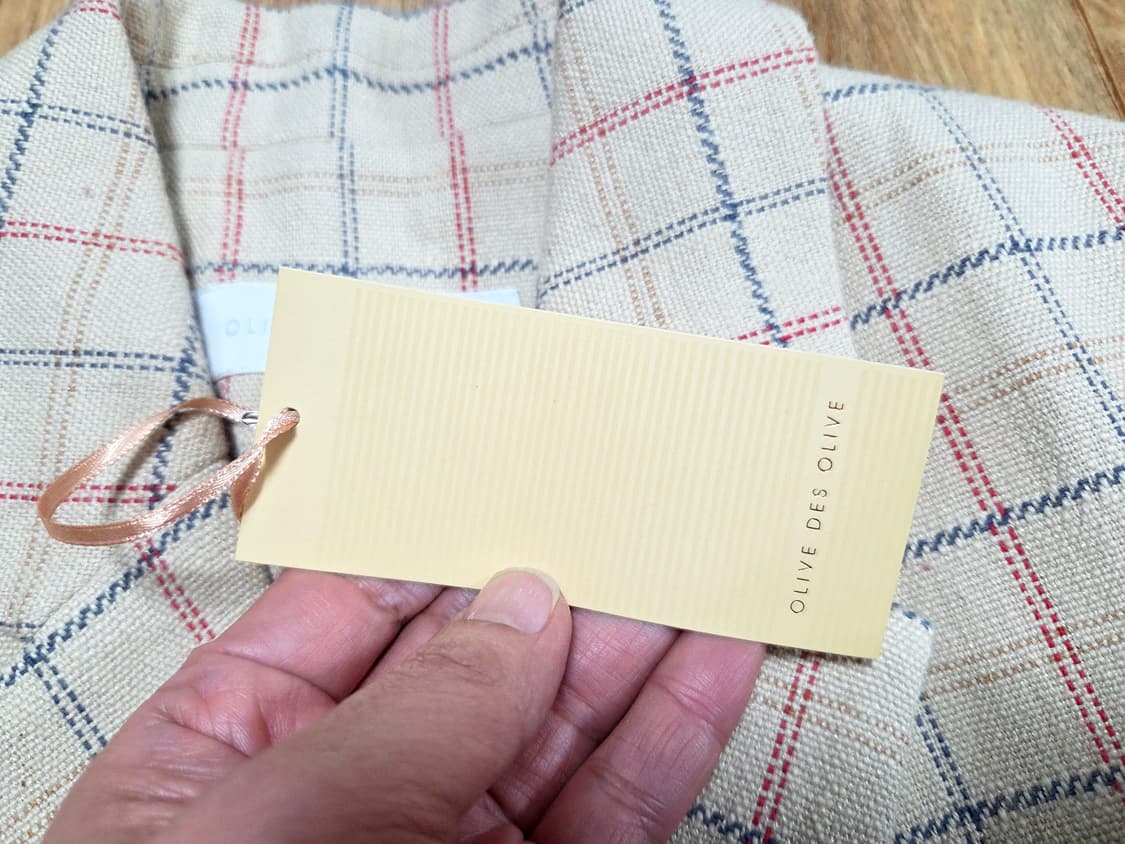 올리브데올리브(OLIVE DES OLIVE)  체크자켓 55 새상품 상품이미지8