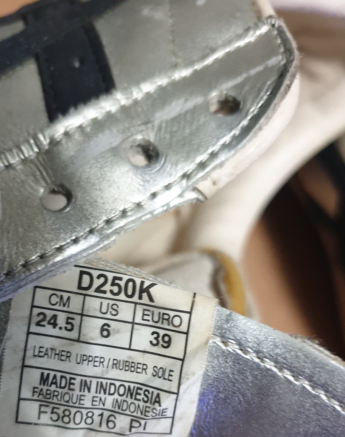 오니츠카타이거 파브레 실버 블랙 스니커즈 (245) 상품이미지6