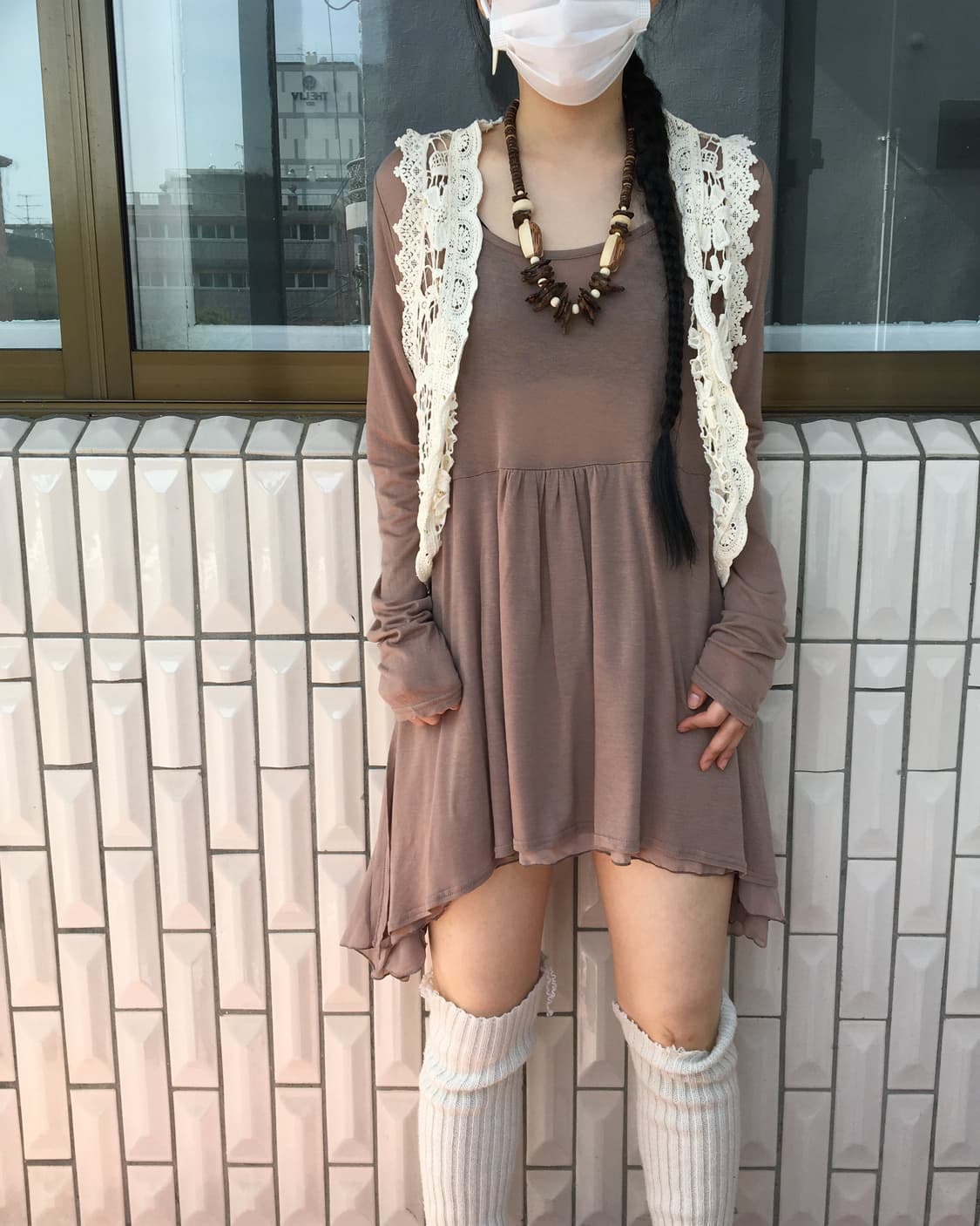 Unbalanced sleeve onepiece 상품이미지7