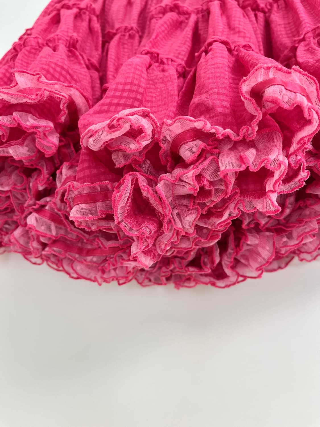 빈티지 핫핑크 캉캉 스커트  상품이미지3