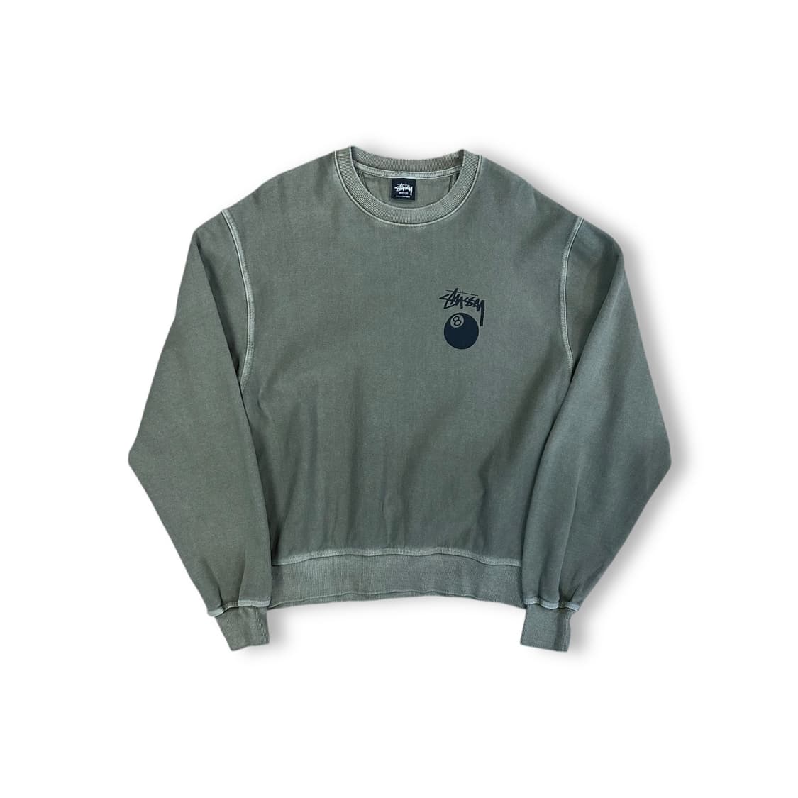 스투시 에잇볼 가먼트다이 맨투맨 상품이미지1