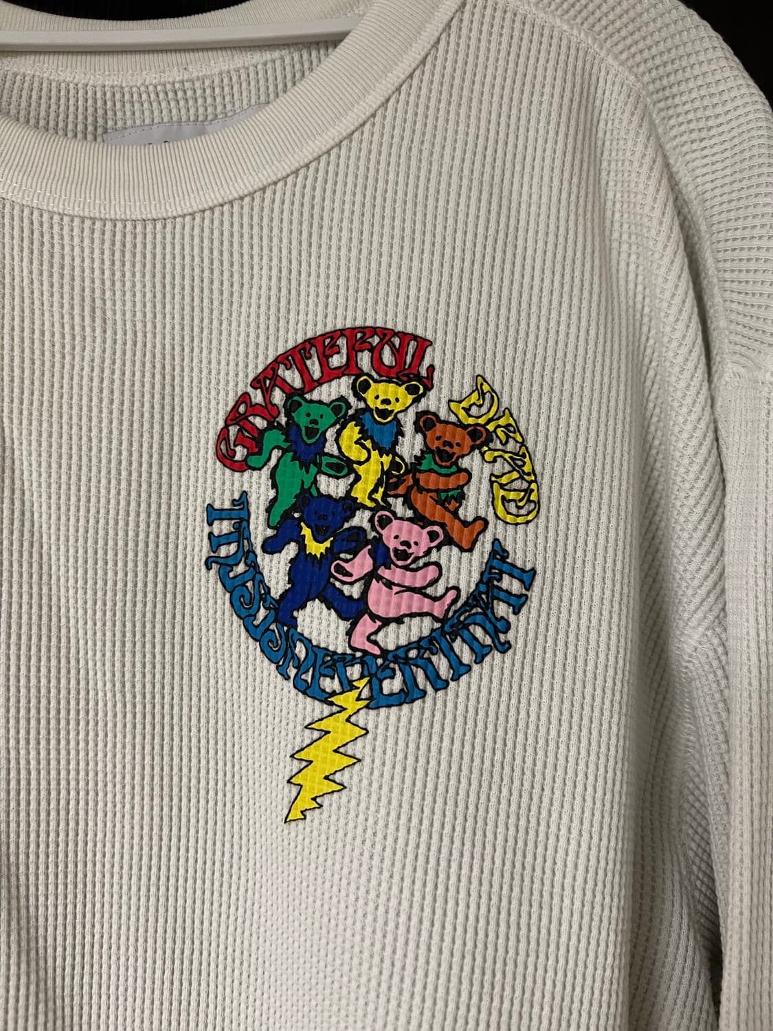 디스이즈네버댓 그레이트풀데드 와플 긴팔티 상품이미지4