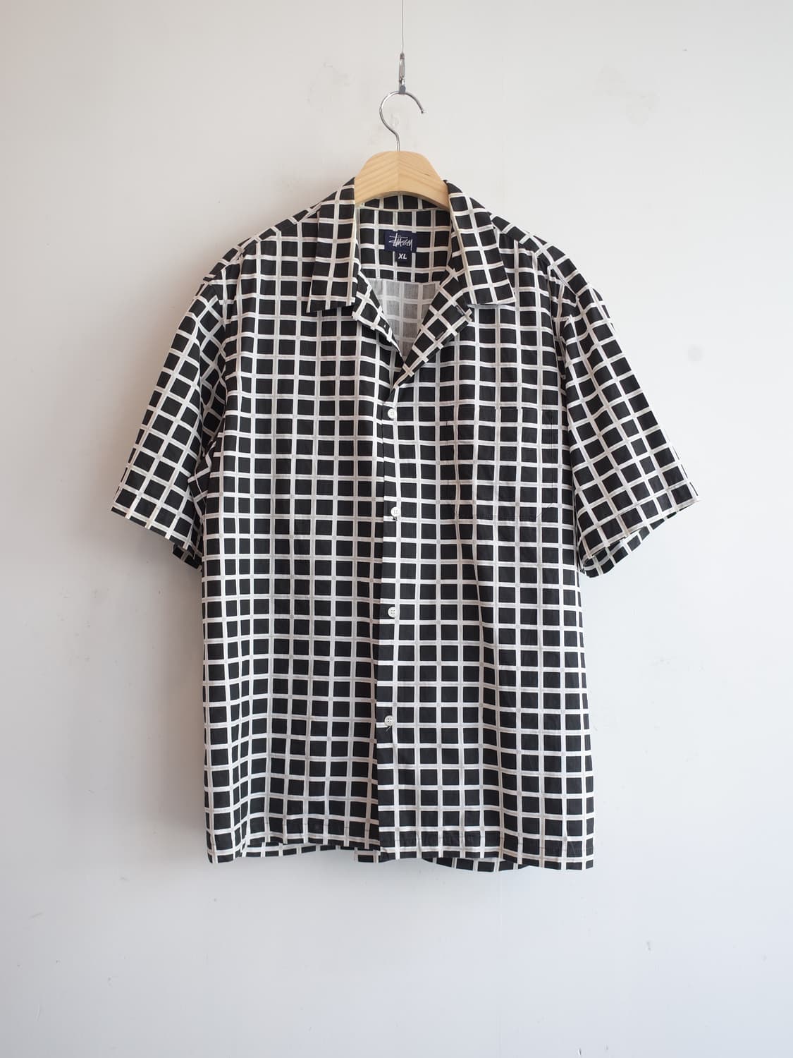 STUSSY 스투시 오픈카라 패턴셔츠 (USA MADE 상품이미지1