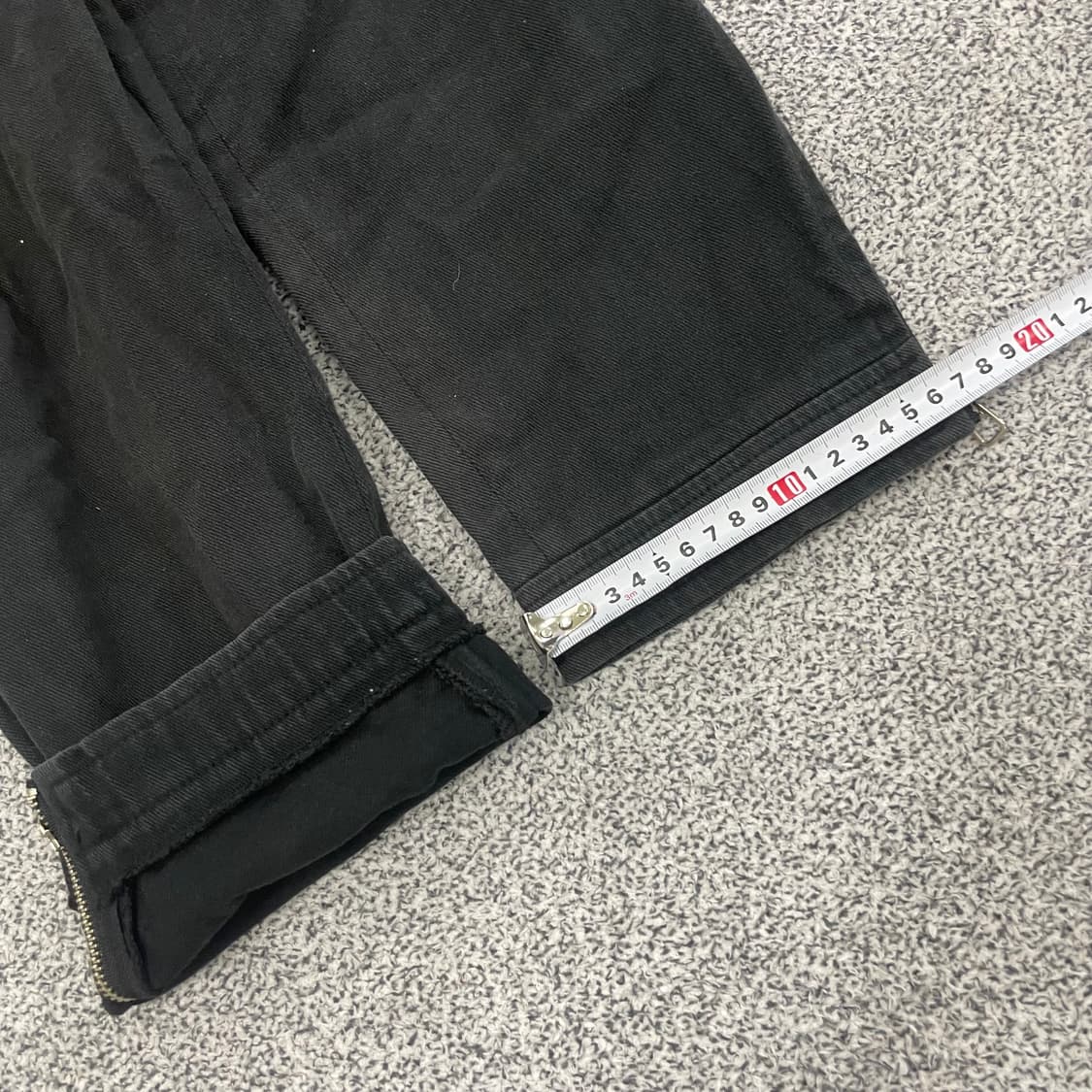 닐바렛 빈티지 블랙 데님팬츠 0105HS1 상품이미지6