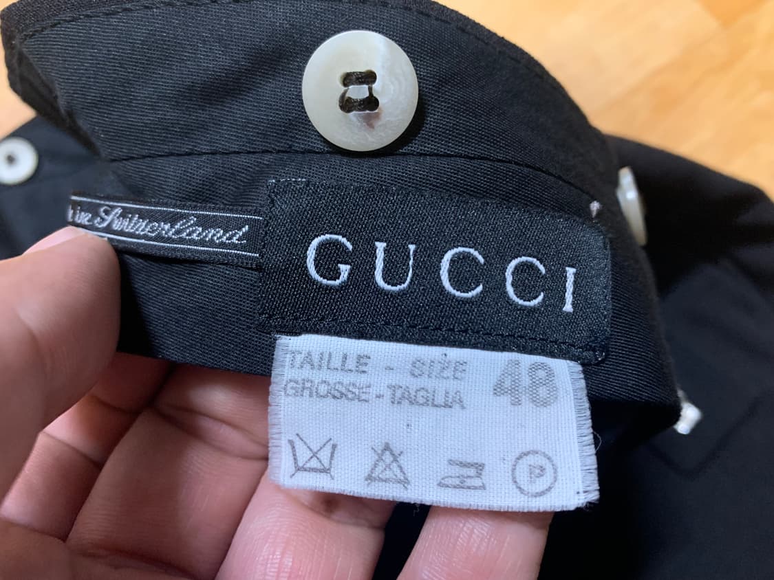 GUCCI 구찌 써스펜더 와이드 팬츠(울) 상품이미지7
