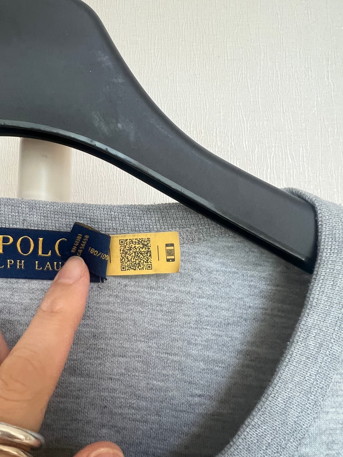 폴로 랄프로렌 맨투맨( 그레이/ L) 상품이미지4