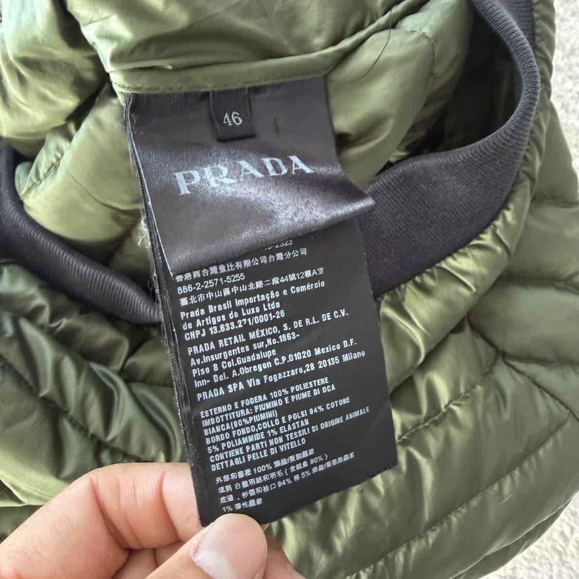 프라다 경량 패딩 자켓   상품이미지9