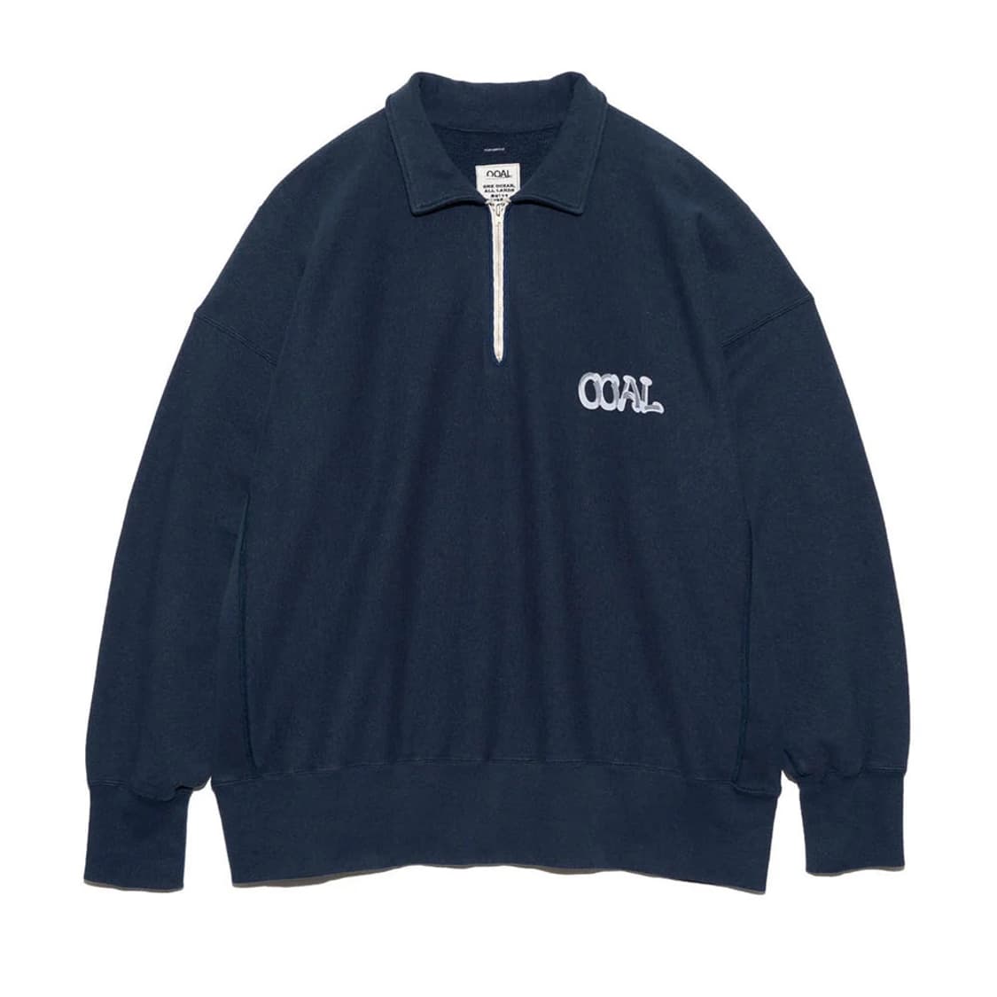 나나미카 OOAL 하프 집업 스웻 네이비 상품이미지1