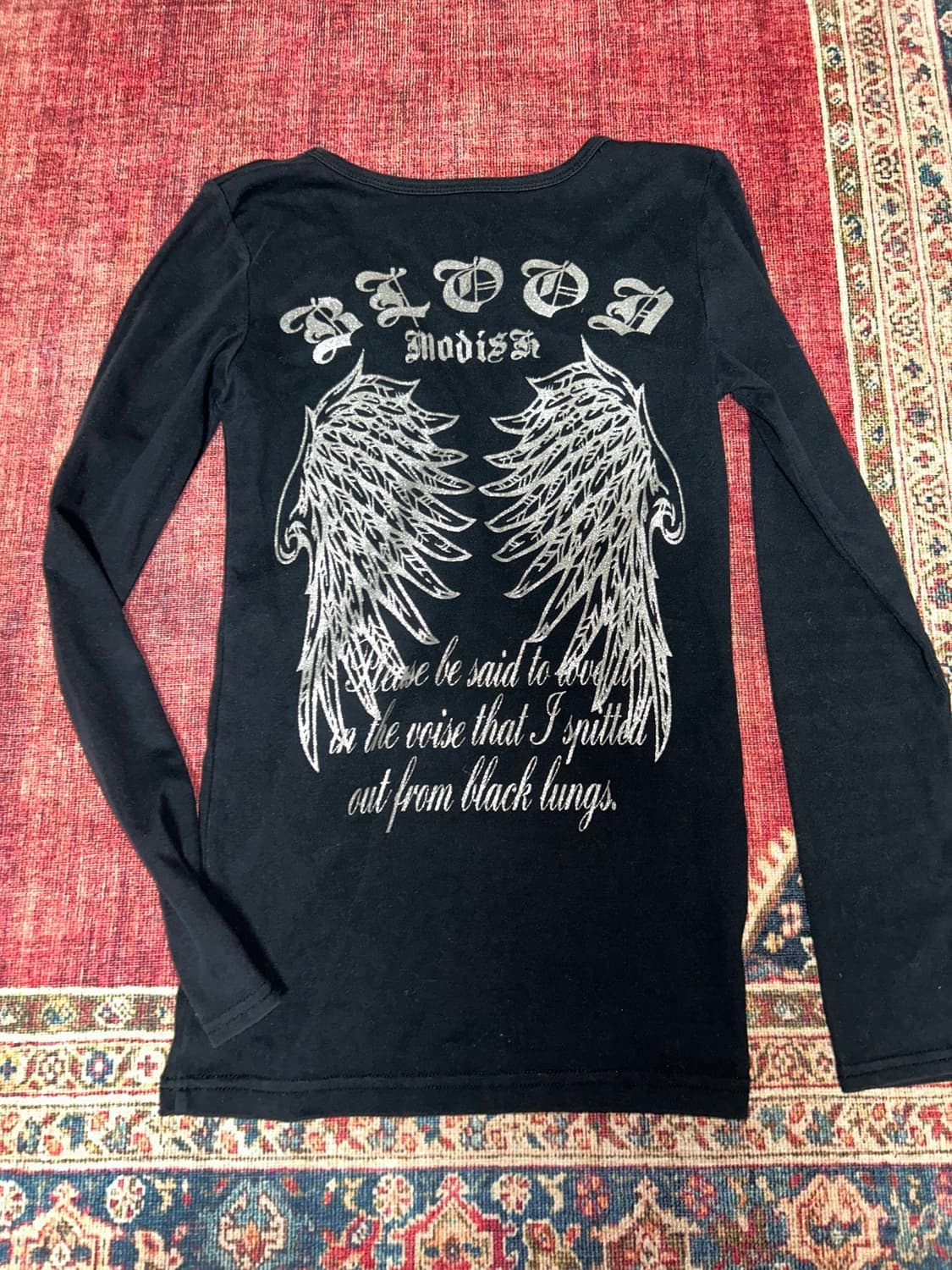 빈티지 블랙 펑크 슬리브 상품이미지2