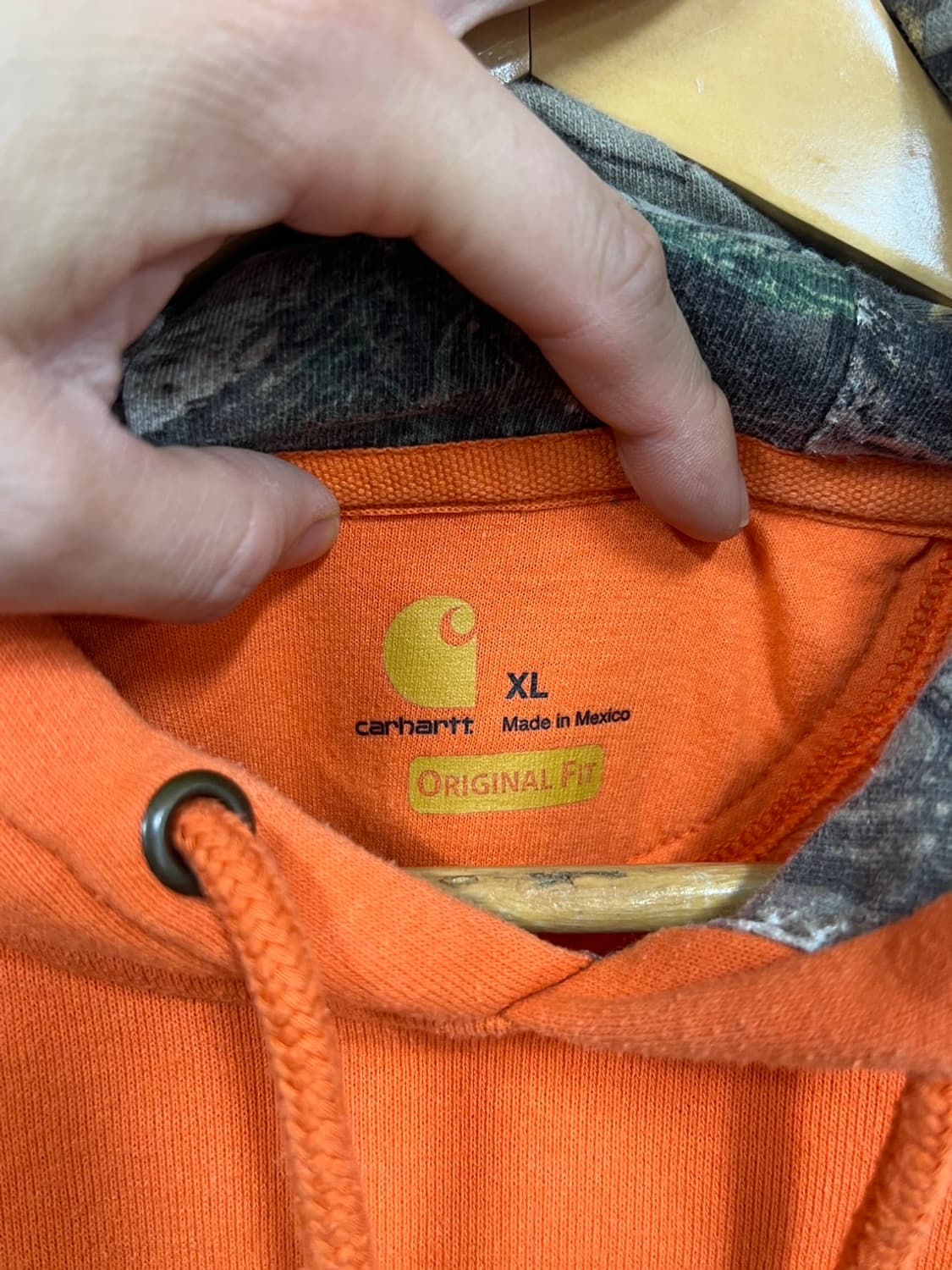 칼하트 후드 리얼 트리 풀오버 빅사이즈 후드티 상품이미지4