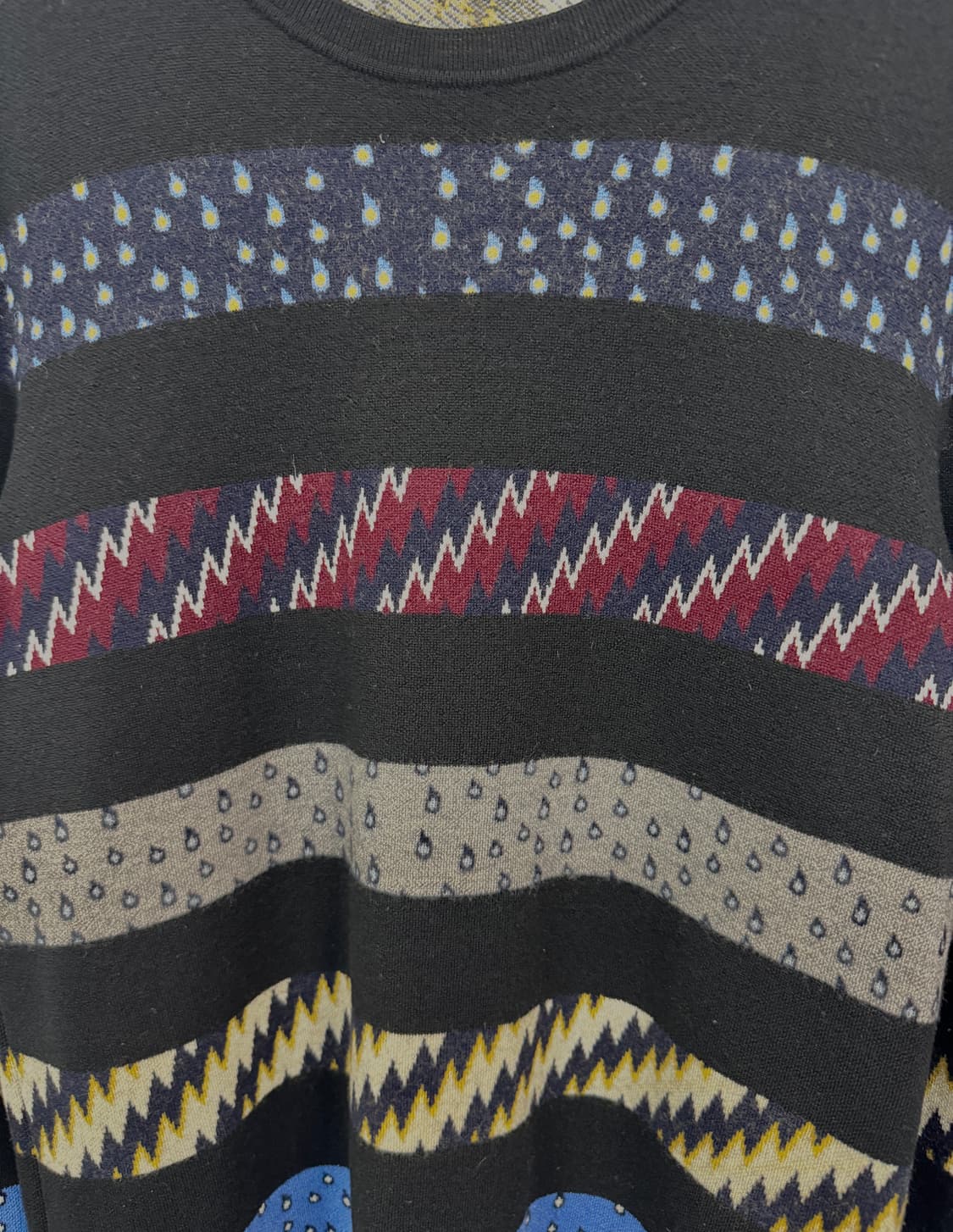 KENZO 겐조 멀티컬러 패턴 니트 풀오버 스웨터 L 상품이미지4
