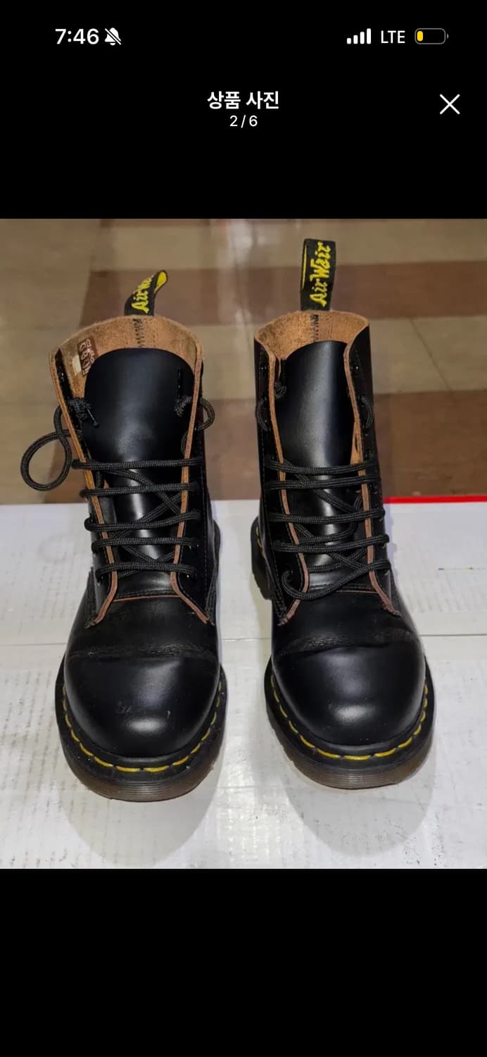 닥터마틴 워커 미에 mie 1460 빈티지 8홀 UK4 230 상품이미지2