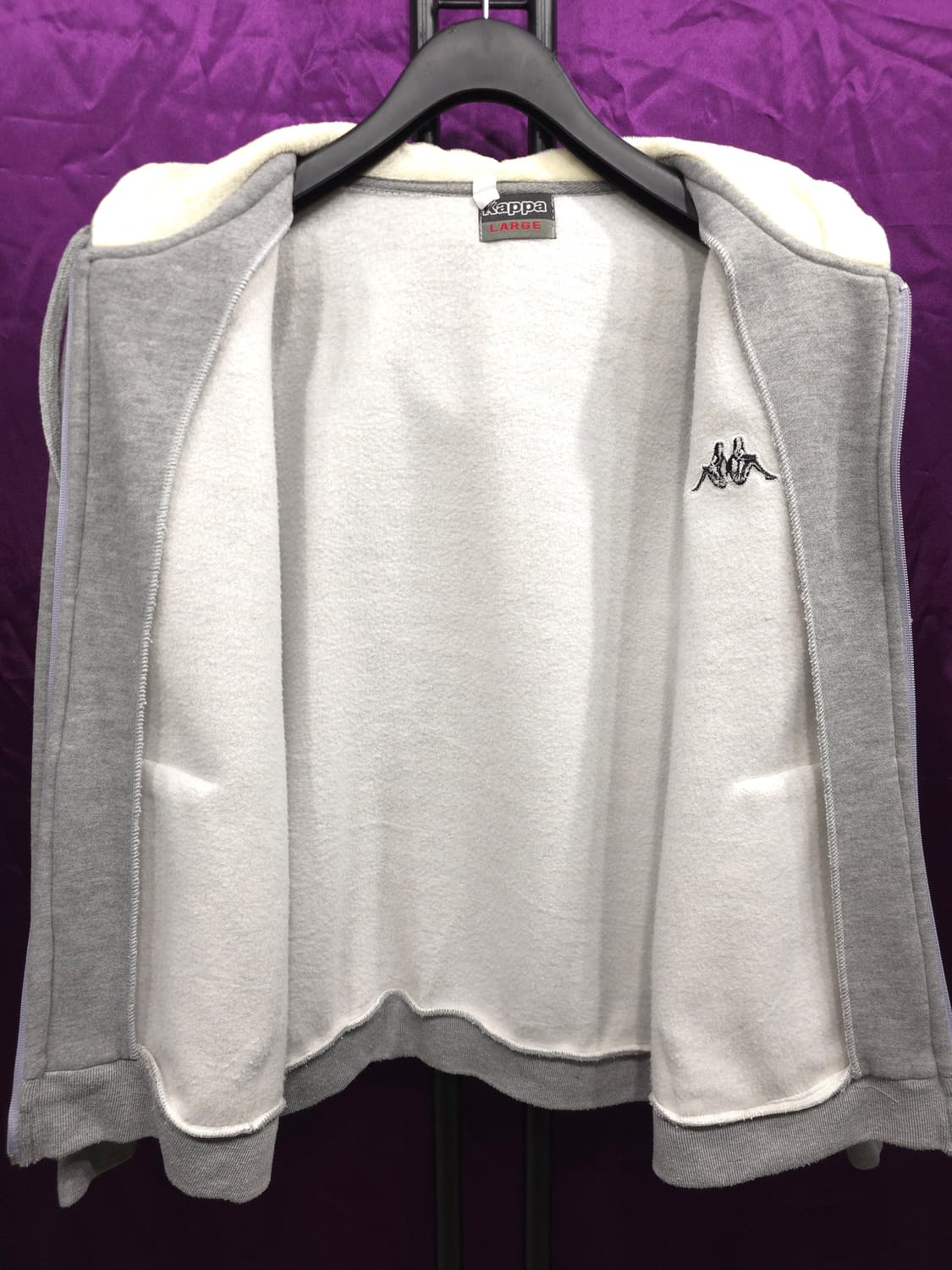 카파 여성 스몰로고 기모 후드집업 L 상품이미지2