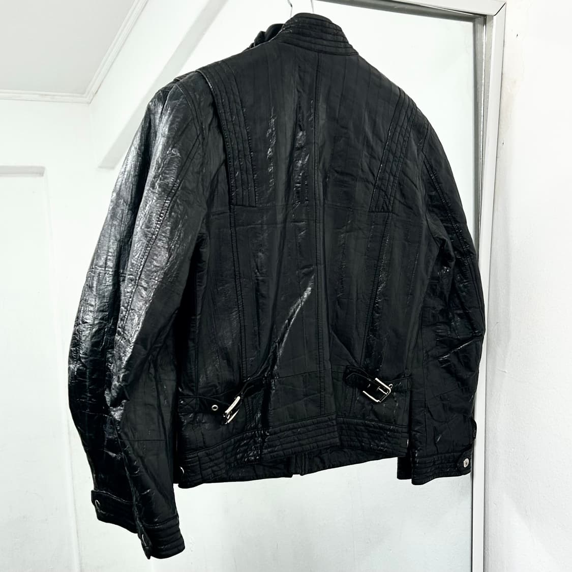 돌체앤가바나 아카이브 악어가죽 라이더 자켓 상품이미지5