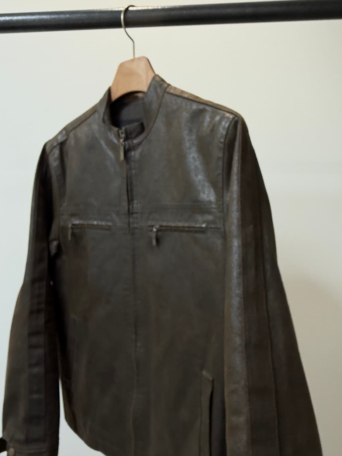 더티 오일 워싱 블루종 자켓 상품이미지2