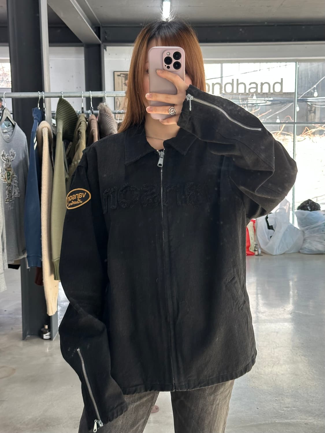 벤슨 입체로고 플라잉스타 데님자켓 상품이미지3