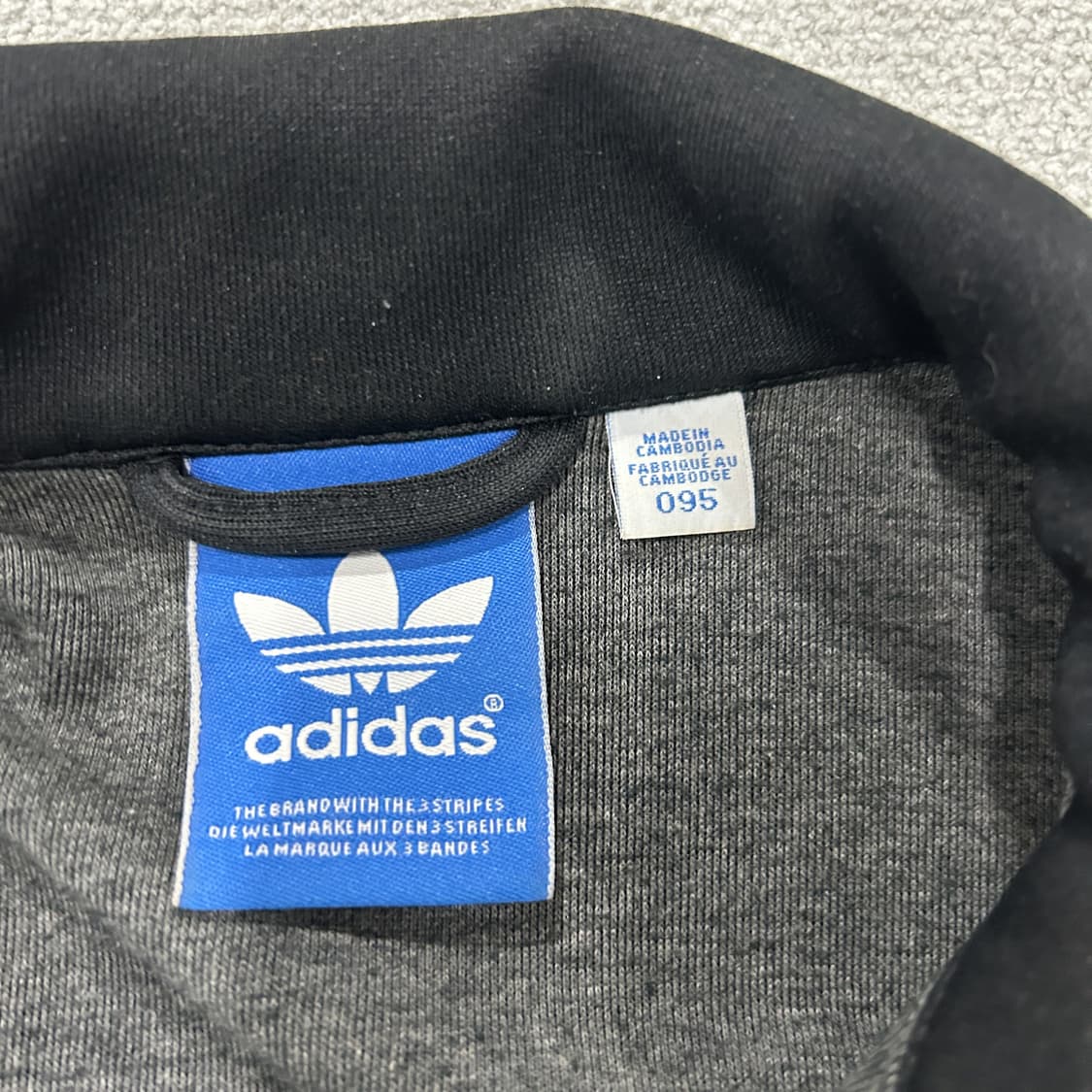 아디다스 유로파 삼선 트랙탑 블랙 m 상품이미지2