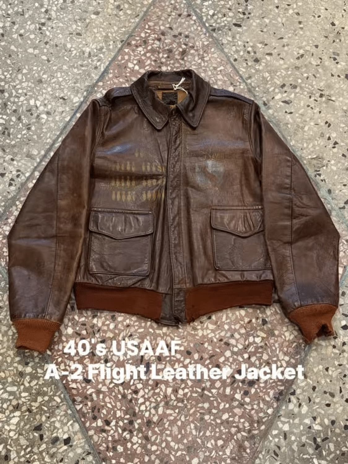 40s USAAF A-2 Flight Jacket (38) 상품이미지1